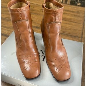 Franco Sarto genuine leather brown boots